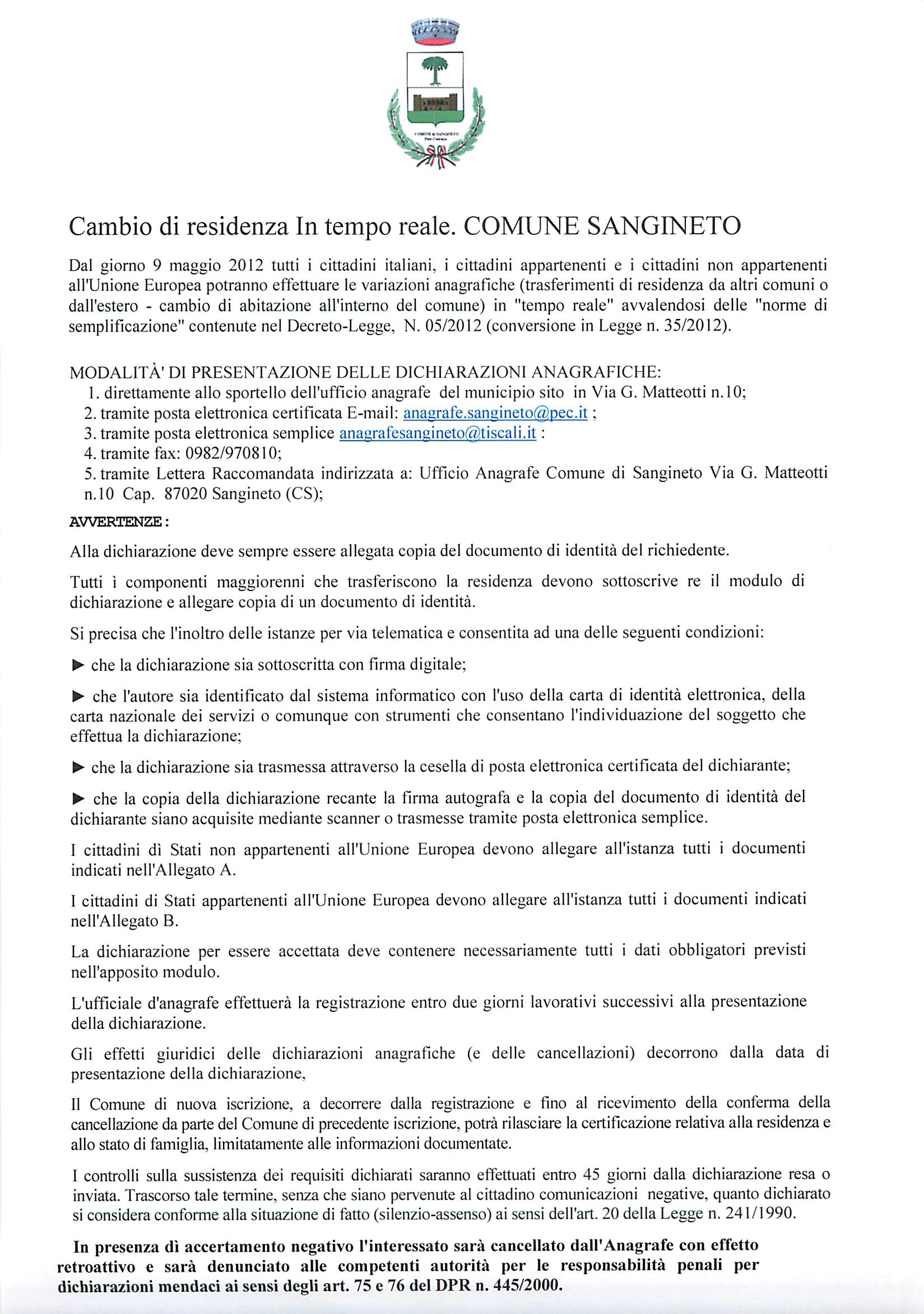 MANIFESTO RESIDENZE IN TEMPO REALE